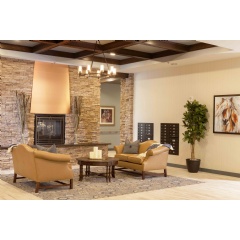 Warm and Welcoming Assisted Living Lobby at Parkview in Frisco