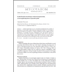 EMLab P&K microbiologist publishes a peer-reviewed article in Mycotaxon. The article appears in Mycotaxon, volume 129 (2014) and is entitled 