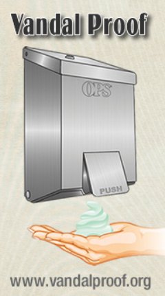 City & State Park Managers: The OPS 1-Touch is Truly the Last Soap Dispenser You Will Ever Need! Interested? Contact VandalProof.org.
