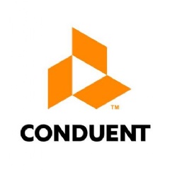 Conduent unveiled the typeface treatment and logo the business process services company will be featuring after it separates from Xerox on January 1, 2017.