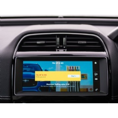 Example of an in-car payment screen featuring the Shell app