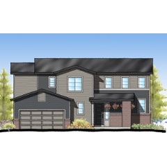 Photo shown is rendering of the Bluff plan, featuring 3 Bedrooms and 1,661 sq.ft. of living space.