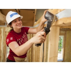 More than 120 AmeriCorps members from across the United States gathered in Raleigh last year to participate in Habitats annual AmeriCorps Build-a-Thon.