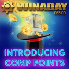 Frequent players love WinADay Casinos new Comp Points