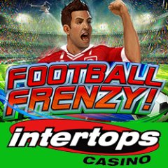 Get a $100 casino bonus to try the new football themed slot game, Football Frenzy, at Intertops Casino
