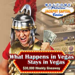 What Happens in Vegas contest will award $162,500 in casino bonuses to online casino and mobile casino players.