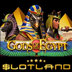 Slotlands new Gods of Egypt real money online slot with bonus game and sticky wild
