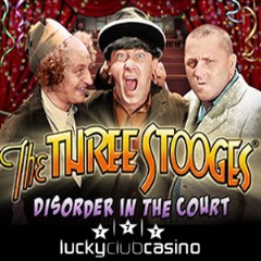 Three Stooges: Disorder in the Court slot game now at Lucky Club Casino