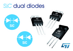 SiC dual diodes from STMicroelectronics