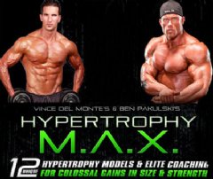 BRAND NEW Hypertrophy Max By Ben Pakulski and Vince Del Monte