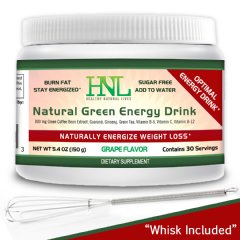 Natural Energy Drink Mix is Sugar Free and Optimizes Your Weight loss Efforts. Delicious Grape Flaver. 30 day supply.
