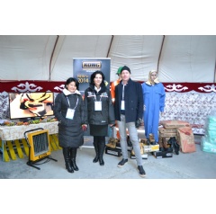 (From left to right): Safars Gulnara Knash, Sales Coordinator; Alina Balew, Sales Coordinator; and Jonatan Sahlin, Kazakhstan Country Manager.