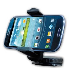 Do Good Have FunTM Car Phone Mount for Windshield & Dashboard - Fits iPhone, Samsung GS4, HTC One, Motorola Droid Razr & Blackberry Q Series, Garmin