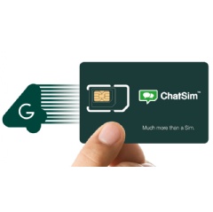 ChatSim World speed exchanging content over 4G networks