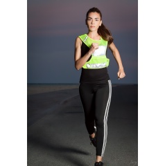 Just Active Reflective Running Vest in Use