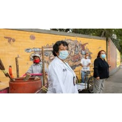 WHO / Blink Media - Lisette Poole
As part of the COVID-19 response in Mexico City, public testing has been implemented in at-risk neighbourhoods, as well as public surveillance to monitor local health trends.