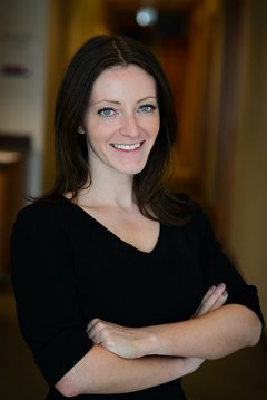 Jessica Citronberg, M.P.H., a predoctoral fellow in the Public Health Sciences Division at Fred Hutch, is the corresponding author of the study on laxatives and colorectal cancer risk.
Photo by Bo Jungmayer / Fred Hutch News Service
