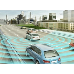 Sensors monitor all traffic in the area behind the vehicle
Boschs mid-range radar sensor system for rear-end applications (MRR rear) means drivers are effectively looking over their shoulders all the time.