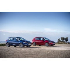 The new BMW 220d xDrive Active Tourer and the new BMW 225i xDrive Active Tourer (11/2014).