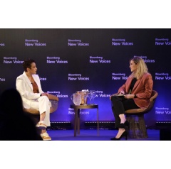 Banco do Brasil CEO Tarciana Medeiros in conversation with Julia Leite, Bloomberg Managing Editor for Emerging Markets in Latin America.