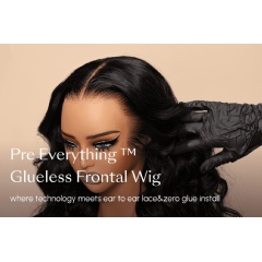 Pre-Everything Glueless Frontal Wig