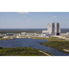 During his visit to NASA’s Kennedy Space Center in Florida, Vice President Mike Pence will tour the Vehicle Assembly Building. Credits: NASA