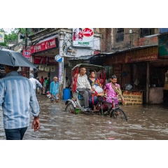 The Indian monsoon is considered a textbook, clearly defined phenomenon, and we think we know a lot about it, but we dont, says Senior Research Scientist Chien Wang. An image from Varanasi, India, shows flooding in 2011.