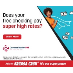 CommonWealth One Federal Credit Union Partners with Kasasa to Launch Kasasa Reward Checking Accounts in the greater Washington, DC,  Harrisonburg, VA Markets
