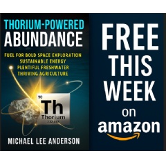 Thorium-Powered Abundance eBook is free as part of a Weekend Reader Giveaway.