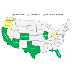 MoldRANGE Local Climate report available for Illinois, Texas and Colorado to help mold testing professionals through better insights about outdoor mold spore levels in the zip code where mold was sampled. Coming soon for Ohio, Washington, and Oregon.