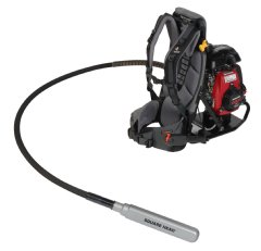 The Wyco ErgoPack reduces the strain on shoulders and upper back so that the operator’s upper body remains stable during concrete consolidation.