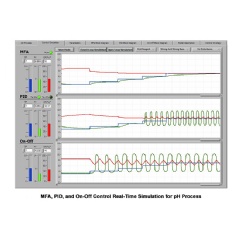 MFA, PID, and On-Off Control Real-Time Simulation for pH Process