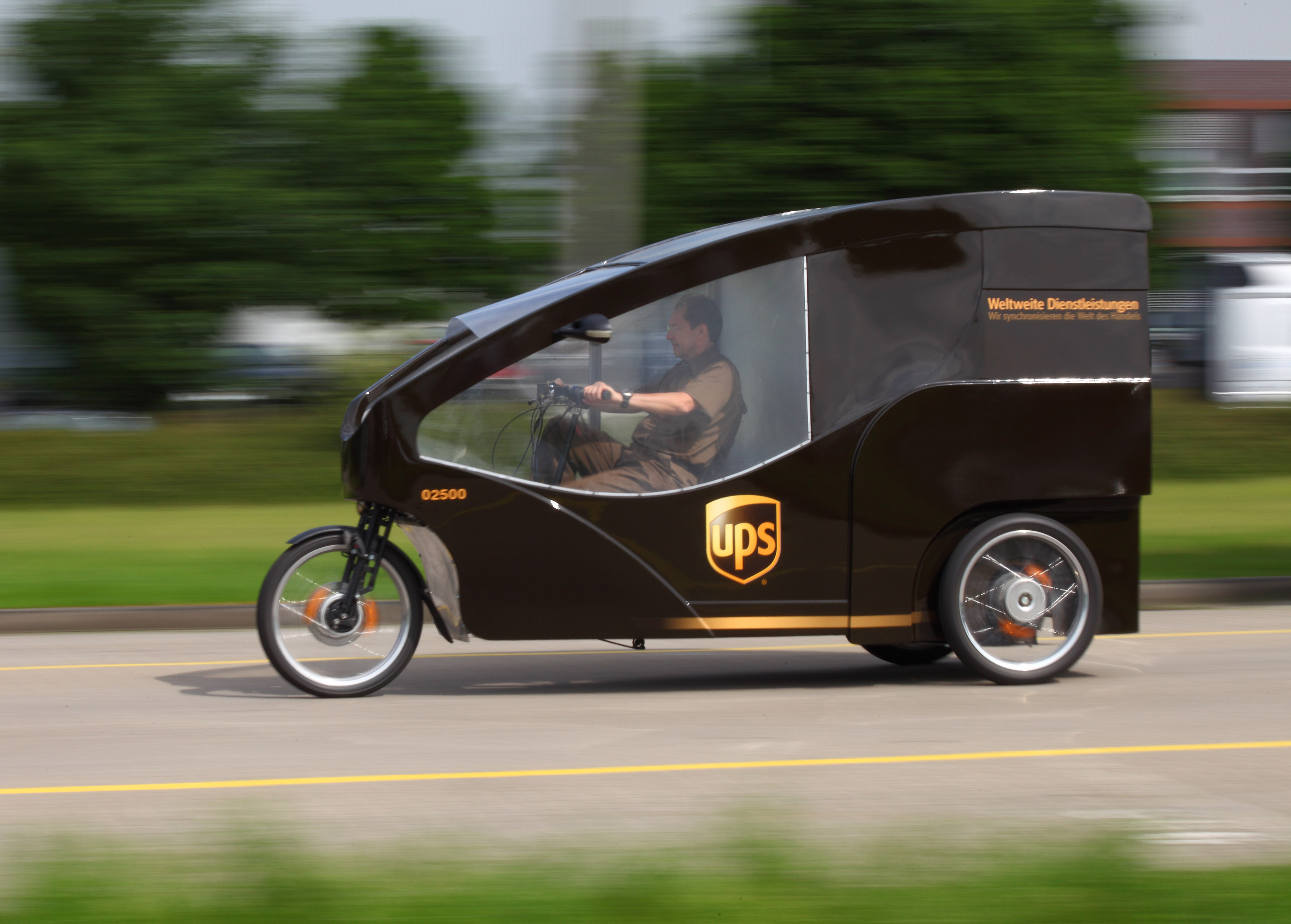 UPS Tests Electric Cargo Bike in Basel WebWire
