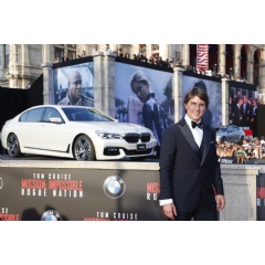 Tom Cruise attends the world premiere of ’Mission: Impossible - Rogue Nation’ at the Opera House (Wiener Staatsoper) on July 23, 2015 in Vienna, Austria (07/2015). (Photo by Franziska Krug/Getty Images for BMW)