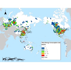 A new report from Sandia National Laboratories maps fresh water for energy consumption in context with economies facing extreme water risk.