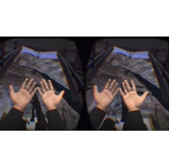 Combining a virtual reality head mounted display and a simulated environment, Rockwell Collins Coalescence™ mixed reality system puts the complete training scenario in the hands, and in front of the eyes, of the trainee.