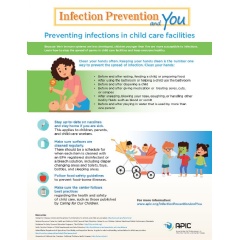 Infographic: learn how to prevent infections in child care facilities