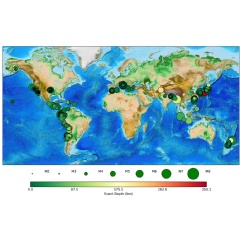 From Feb. 12, 2016 – the release date of the MyShake app – until Dec. 1, 2016, 395 earthquakes with confirmed waveforms were detected by MyShake users around the world.