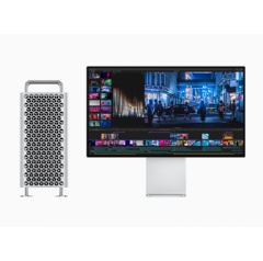Afterburner on the new Mac Pro allows video editors to decode up to three streams of 8K ProRes RAW video and 12 streams of 4K ProRes RAW video in real time.