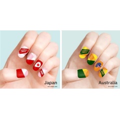Canon Nail Sticker Designs for Rugby World Cup 2019