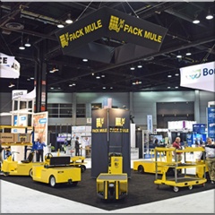 Pack Mule will present its line of industrial electric vehicles and towable vehicles at Pack Expo in Las Vegas beginning September 28