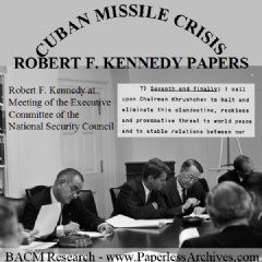 Robert F. Kennedy at Meeting of the Executive Committee of the National Security Council