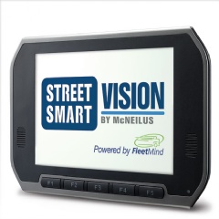 The FleetMind Mobile On-Board Computer and DVR Platform for Street Smart Vision by McNeilus enables an extensive list of software features.