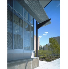 Integrated louvers are proven to redirect and/or block transmitted daylight to control solar heat gain and light.