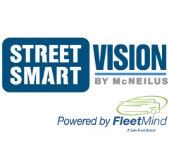 The SSV10 “smart” truck solution that combines McNeilus refuse collection vehicles with FleetMind’s mobile onboard computer and DVR platform.