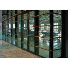 Vision Control® integrated louvers with high impact glazing protect against bullets, shattering, fire and violent force.