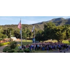 Flag Raising Ceremony at RYLA