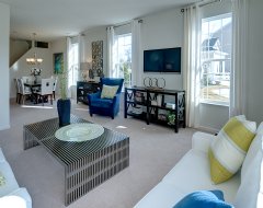 The Braburn model, merchandised by Lita Dirks & Co., at Lennar New Jersey’s award-winning River Walk community.