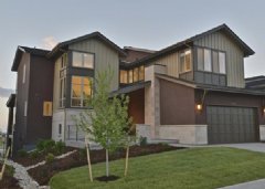 The two-story Residence Two at NorthSky at RidgeGate in Lone Tree, Colorado