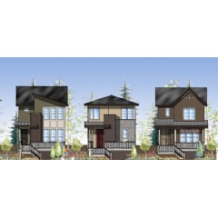 The homes at Park Hill Village have urban architectural appeal with practical and livable floorplans that are just as appealing.